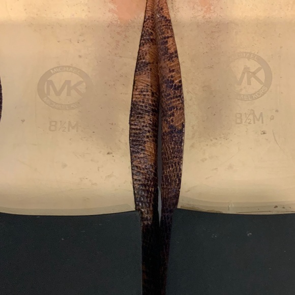 MICHAEL KORS Calder Ballet Luggage Flat Loafers Slip-Ons Size 8 1/2 Tan Brown - Picture 7 of 8